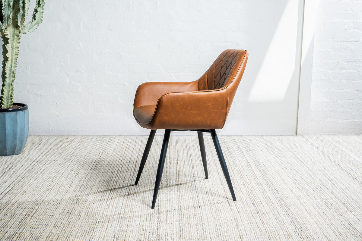 Zeus Dining Chair Cognac (Set of 2) - image 7