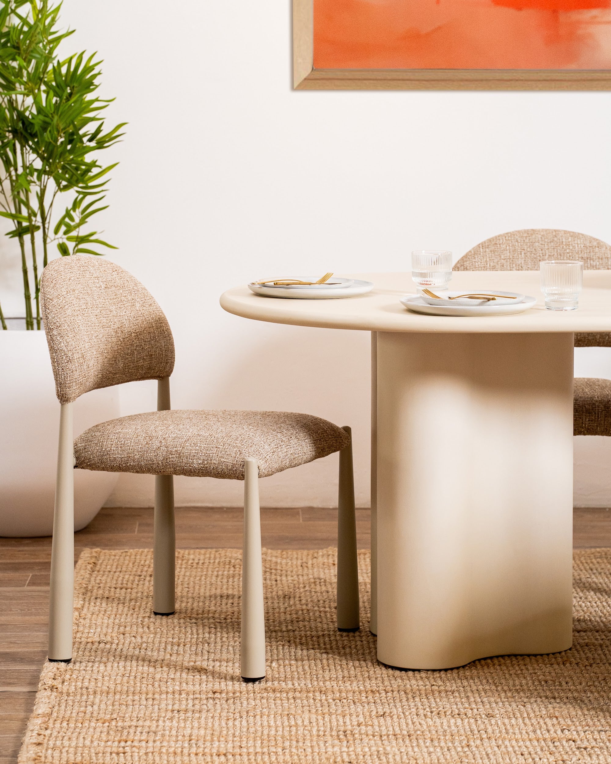 Coastal Dining Table Pebble - image 12