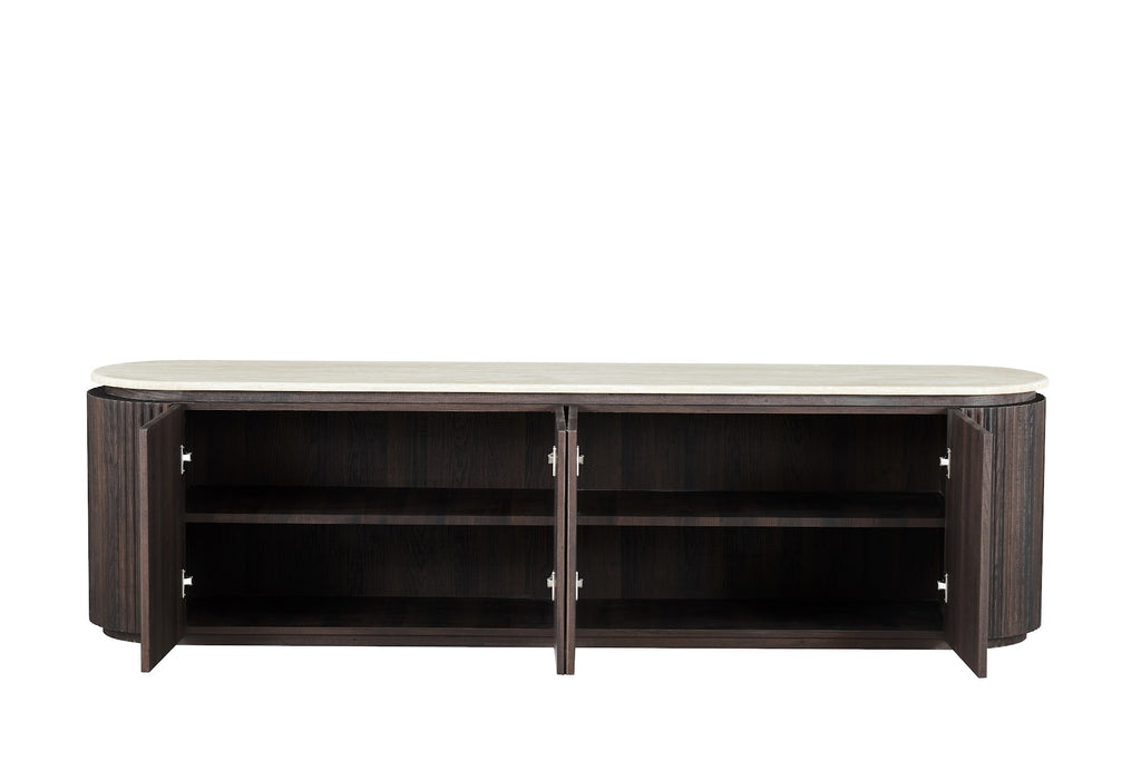 Crete TV Unit Travertine - image 3