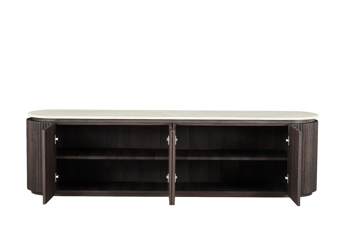 Crete TV Unit Travertine - image 3