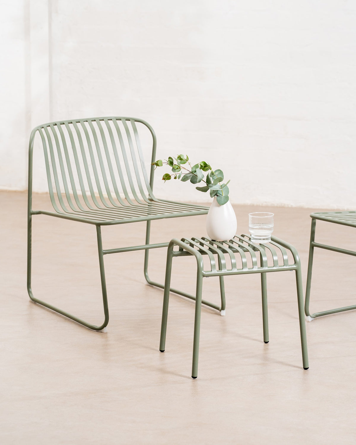Swiss Side Table Thyme Green