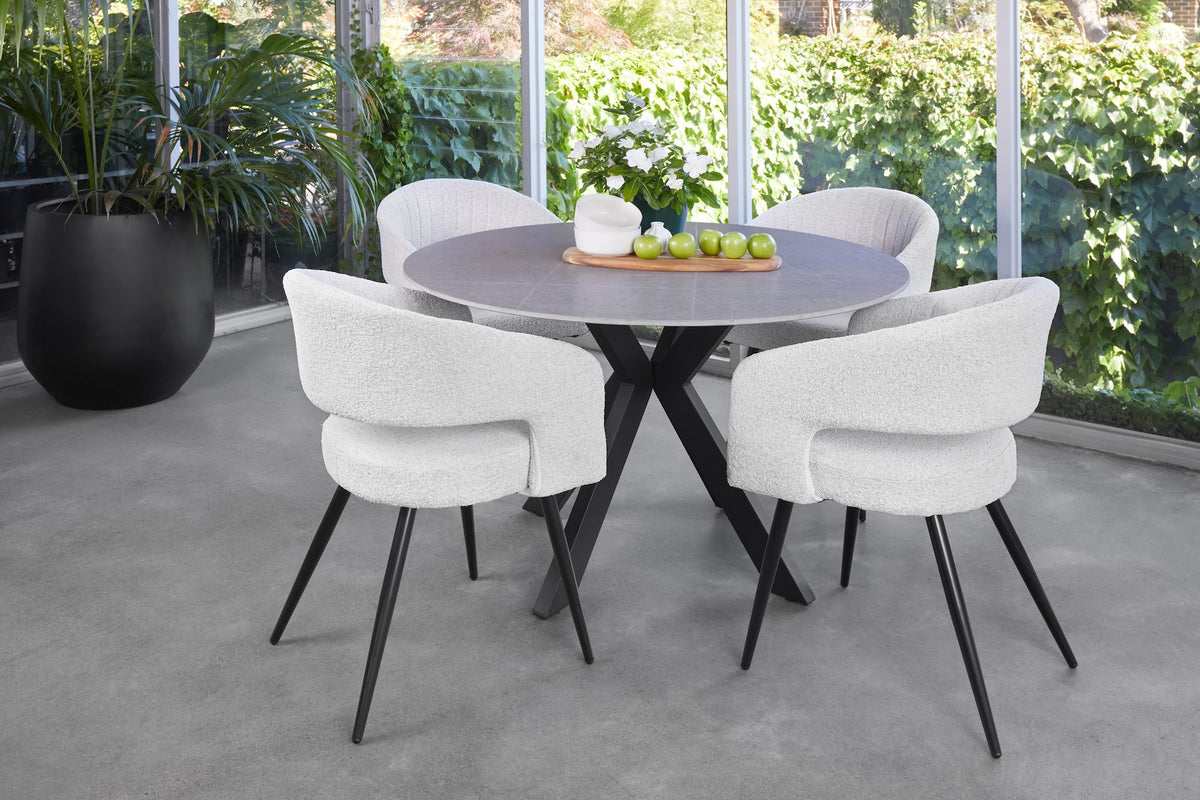 Venice Round Dining Table Bulgarian Grey - image 17