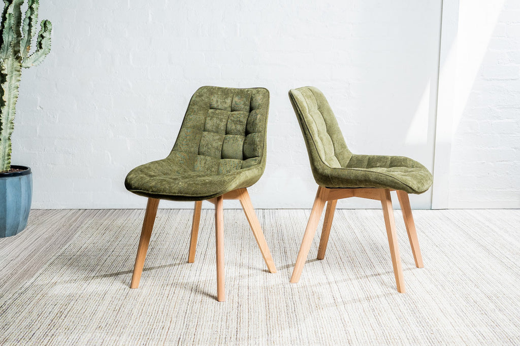 Forest Dining Chair Green / Natural (Set of 2) - image 9