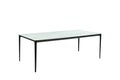 Magnate Large Outdoor Dining Table White Marble