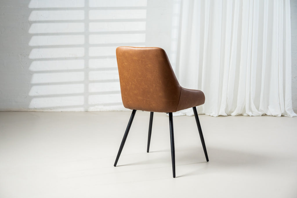 Costa Dining Chair Cognac (Set of 2) - image 2