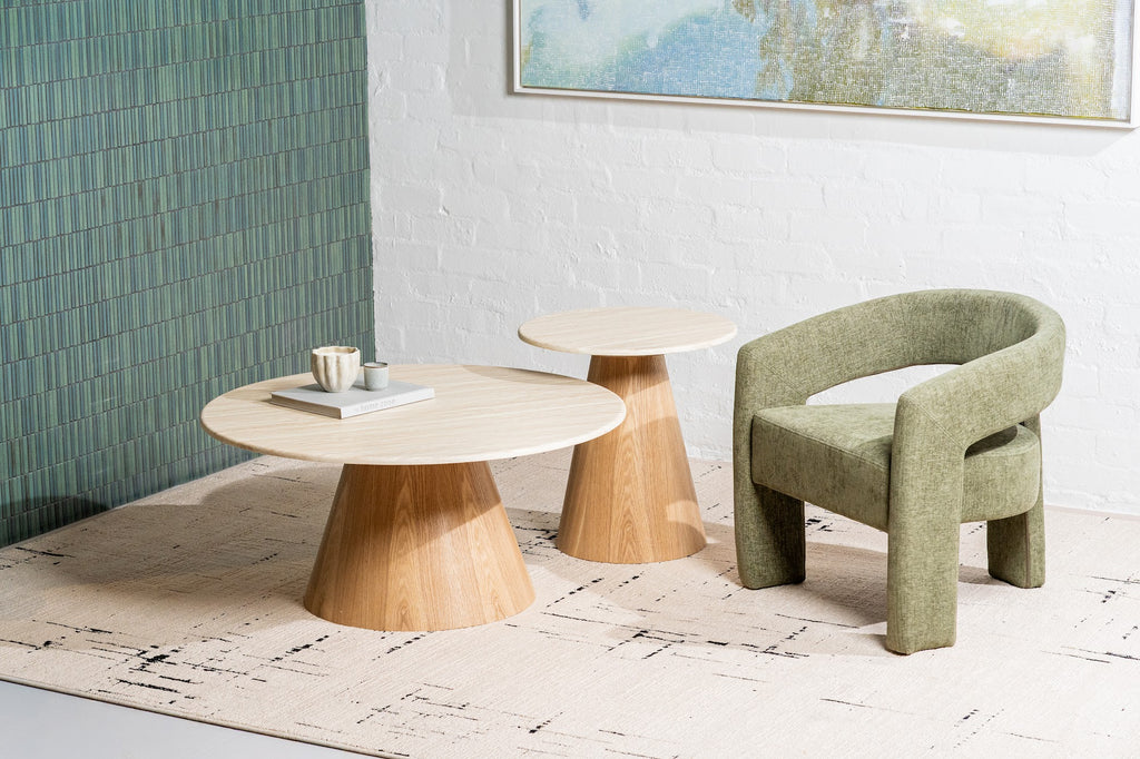 Waverley Round Coffee Table White Travertine - image 13