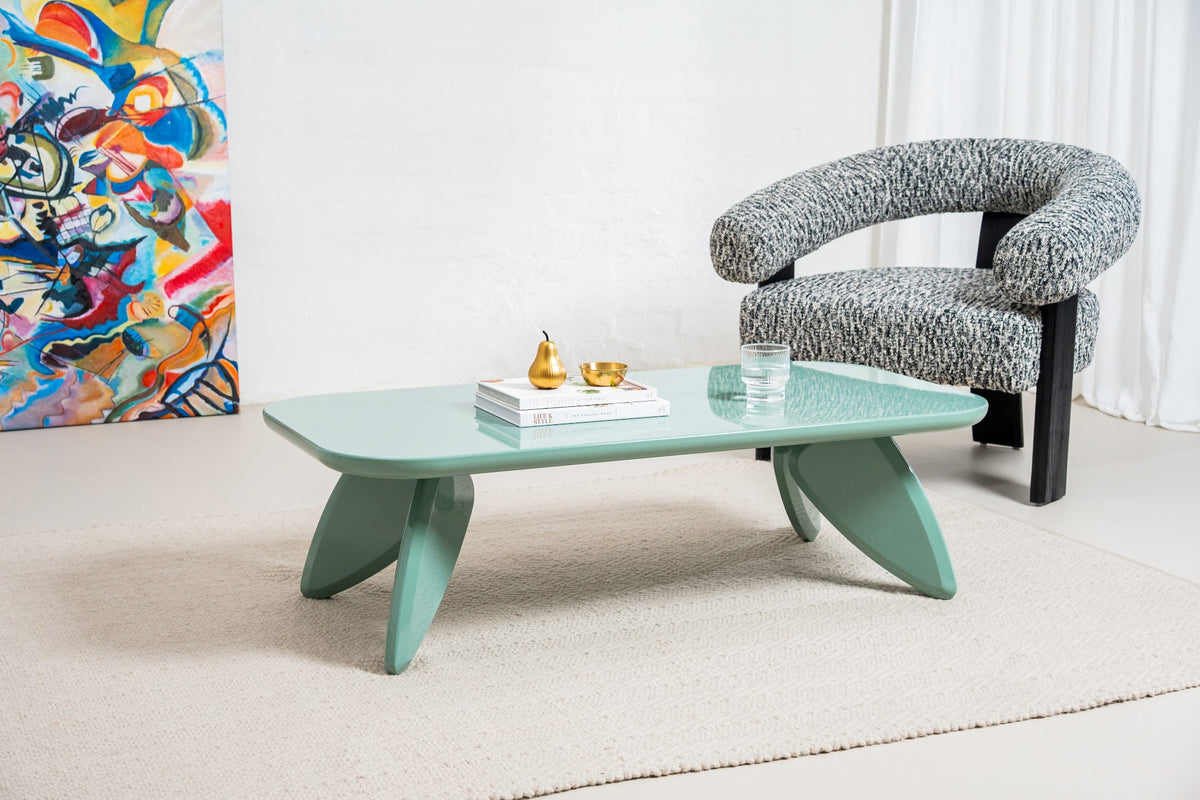 Hugh Coffee Table Mint Gloss - image 2