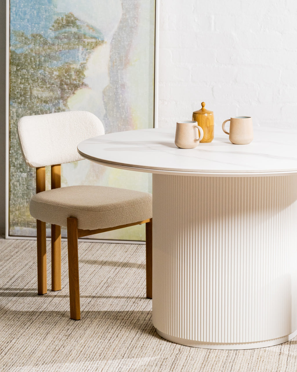 Windsor Dining Table Snow White Ceramic - image 44