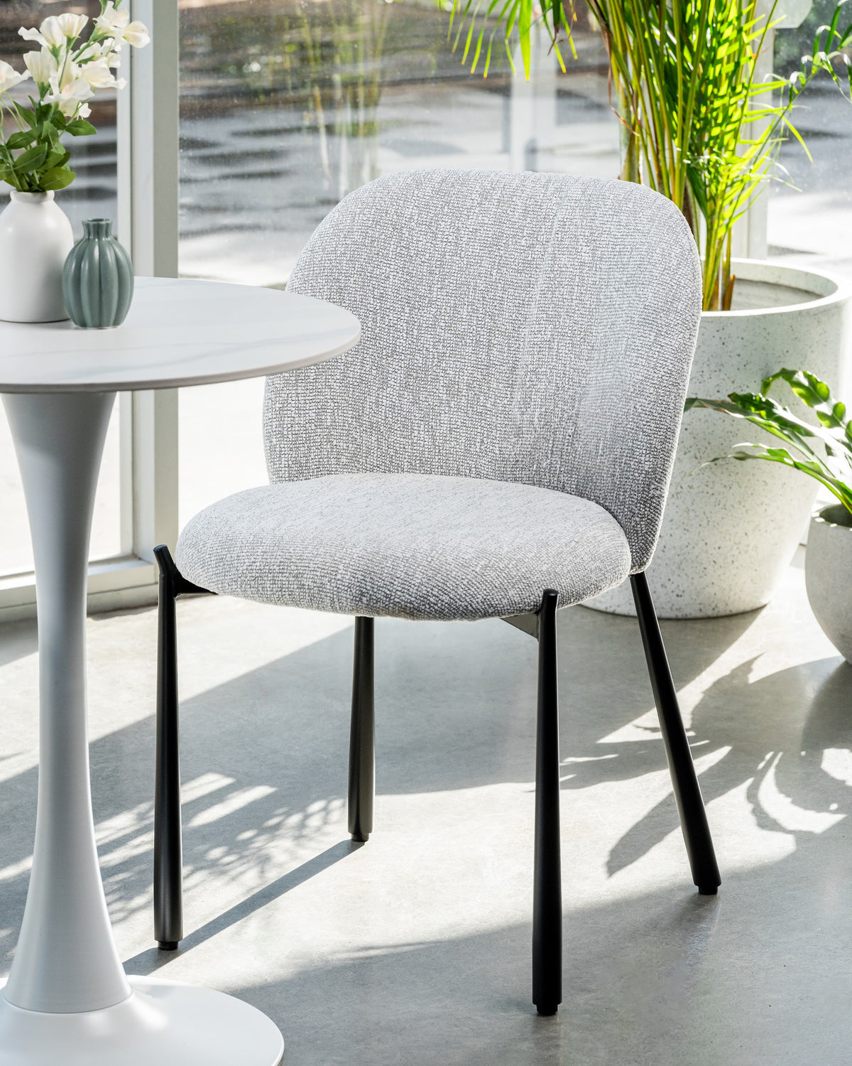 Scandi Small Dining Table Snow White - image 18