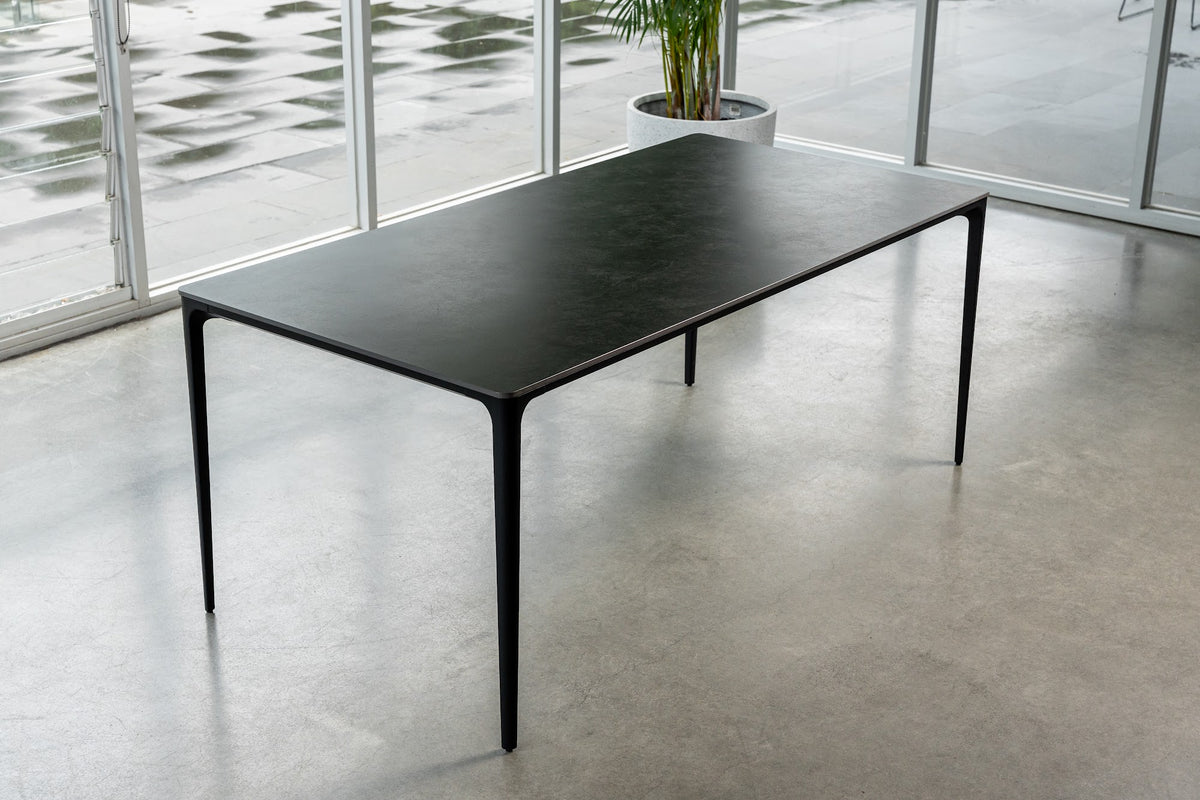 Magnate Dining Table Grey Stone Ceramic - image 6