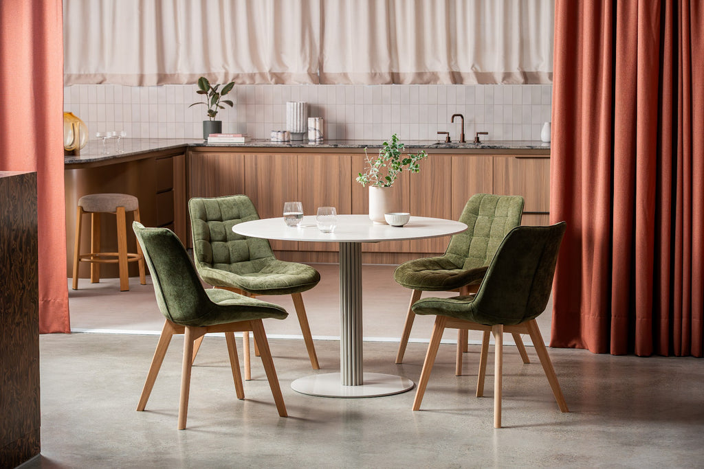 Forest Dining Chair Green / Natural (Set of 2)