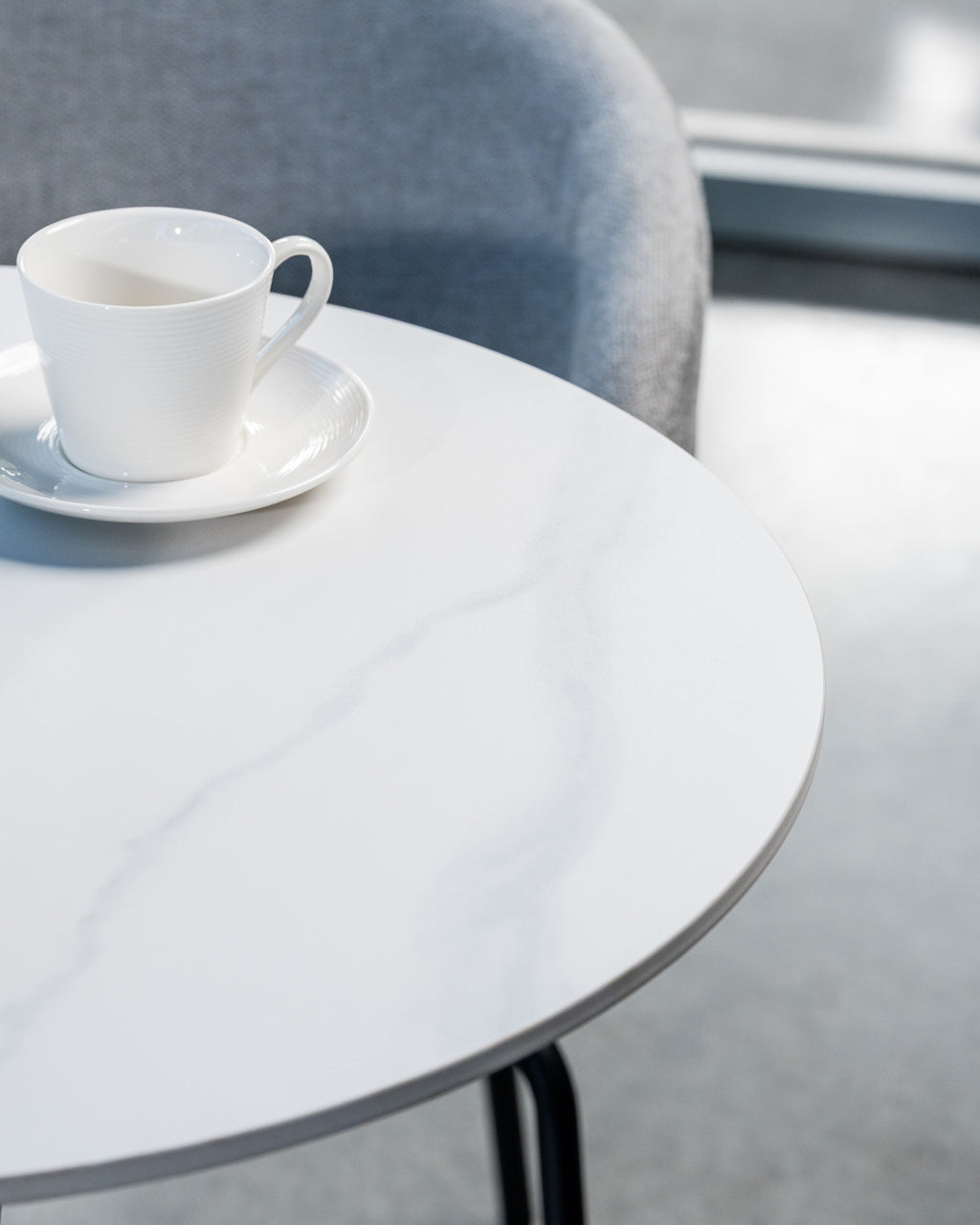 Scandi Small Dining Table Snow White - image 14