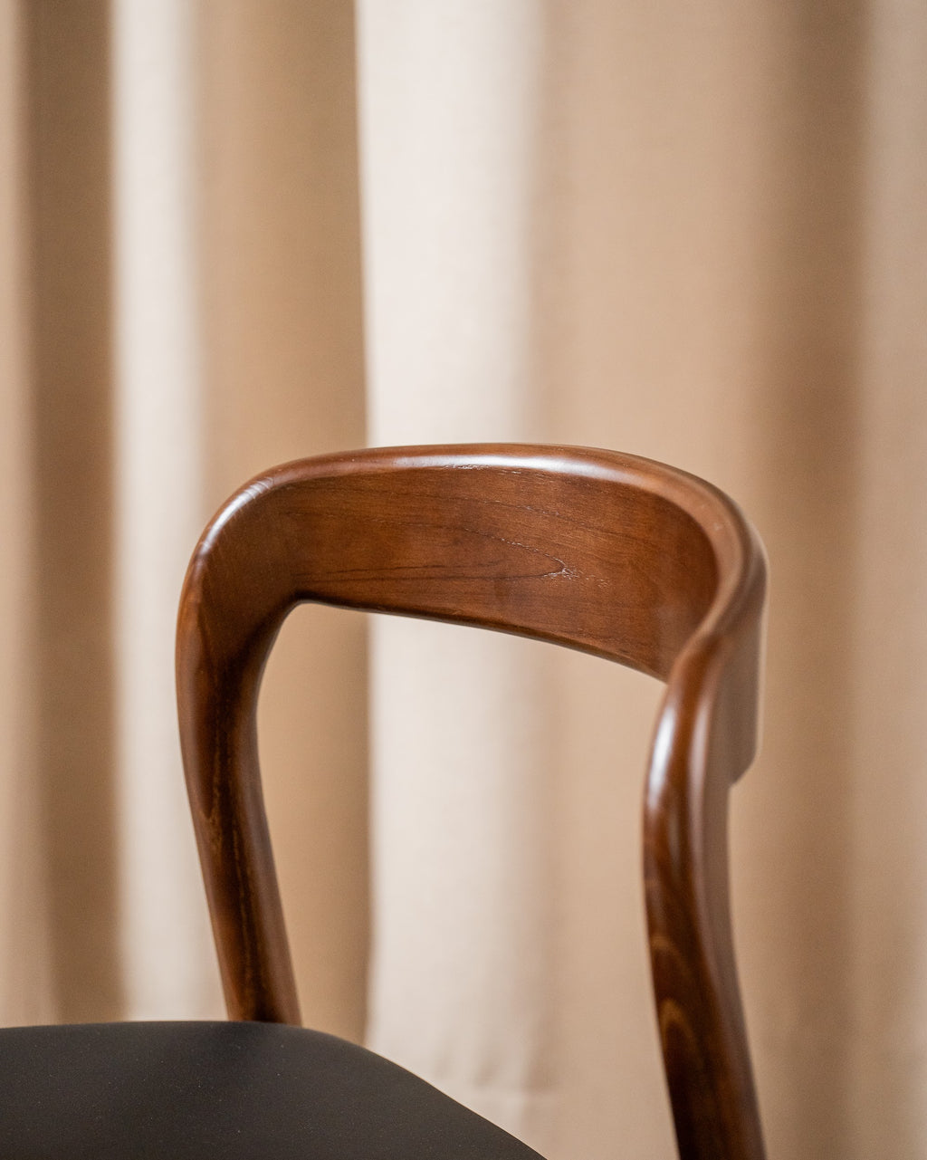 Inari Dining Chair Walnut / Black PU (Set of 2) - image 16