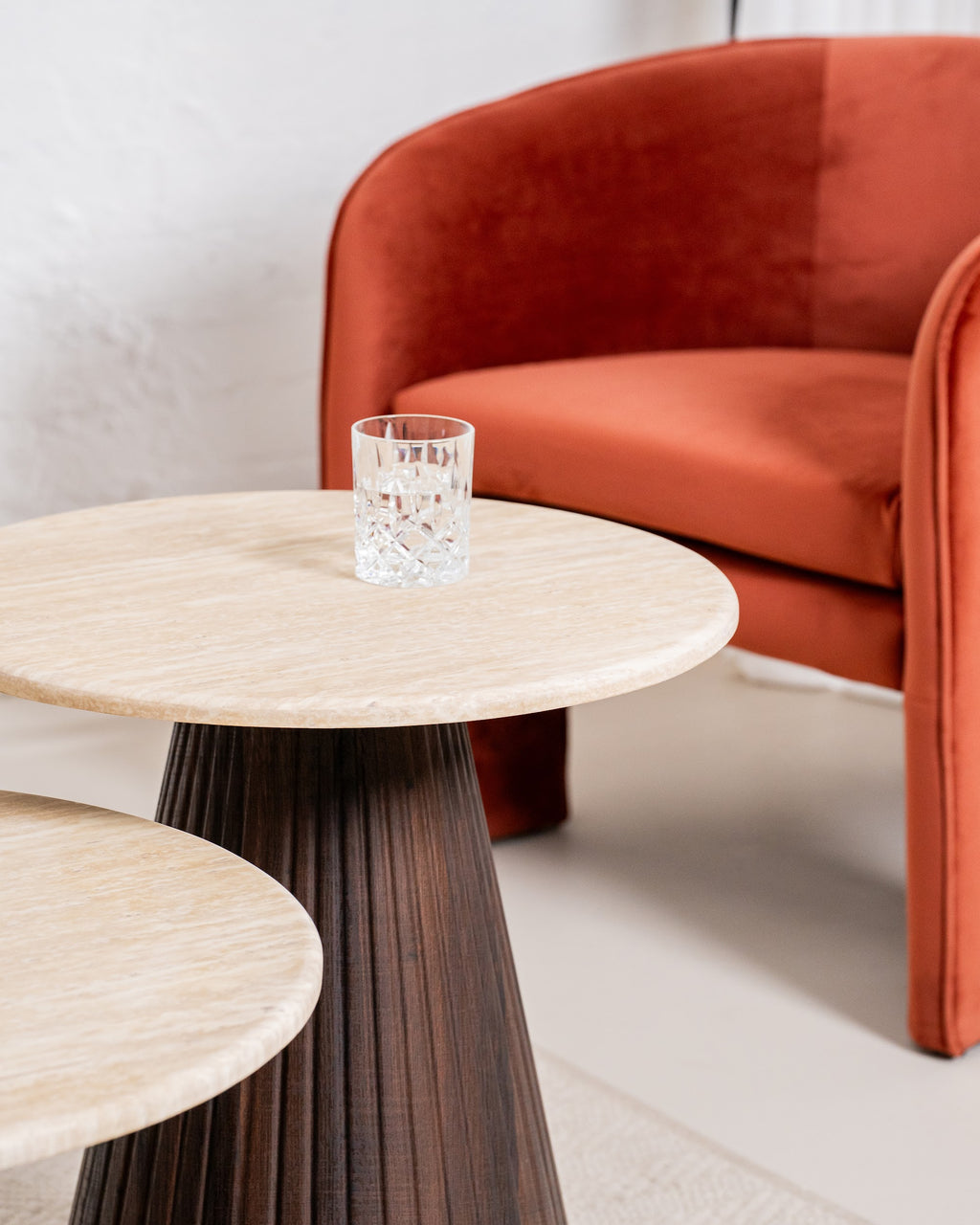 Crete Side Table Travertine - image 5