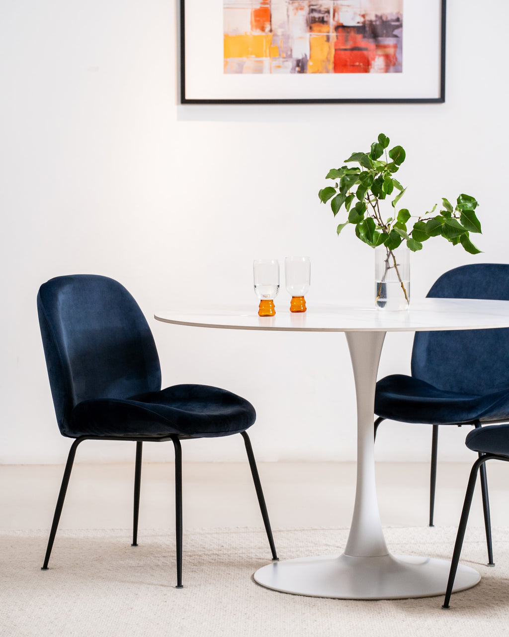 Scandi Large Dining Table Snow White - image 5