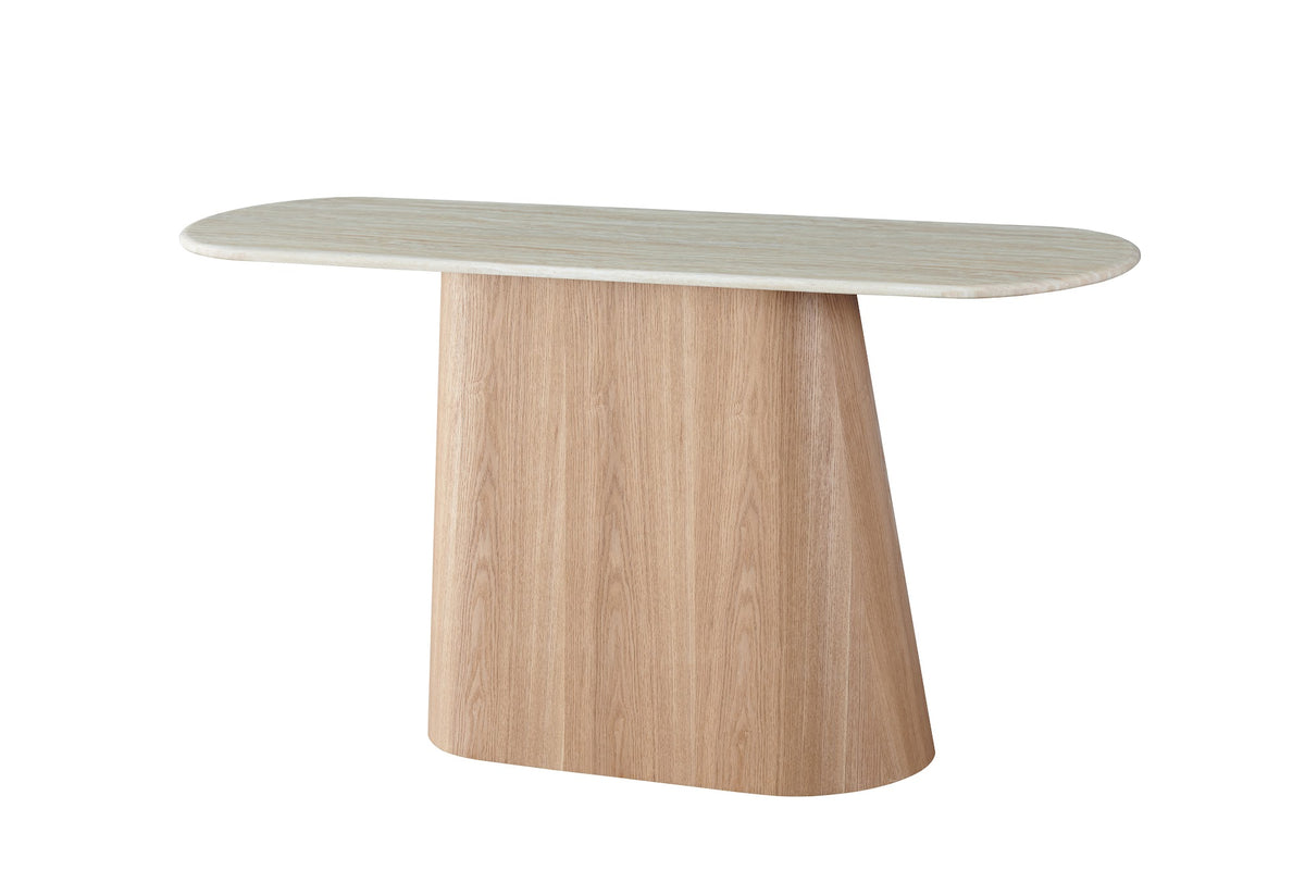 Waverley Console Table White Travertine - image 4