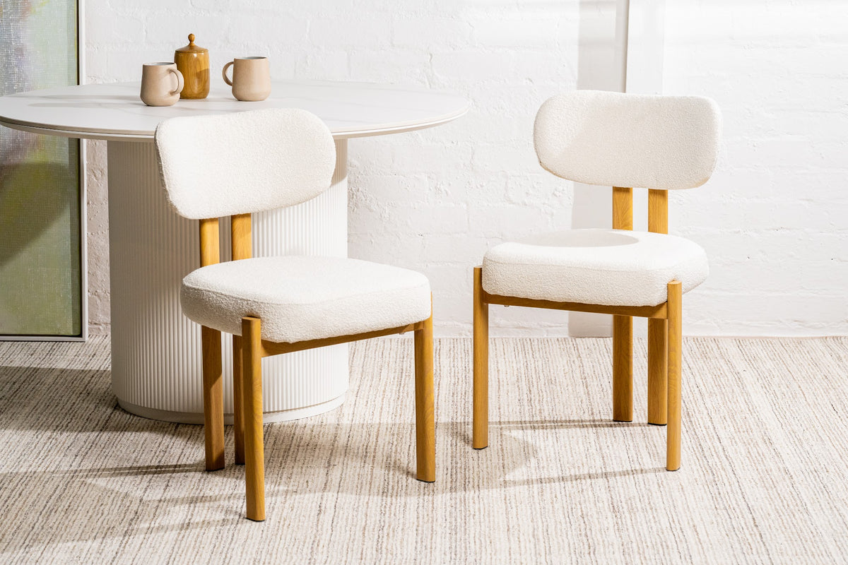 Cancun Dining Chair Beige (Set of 2) - image 9