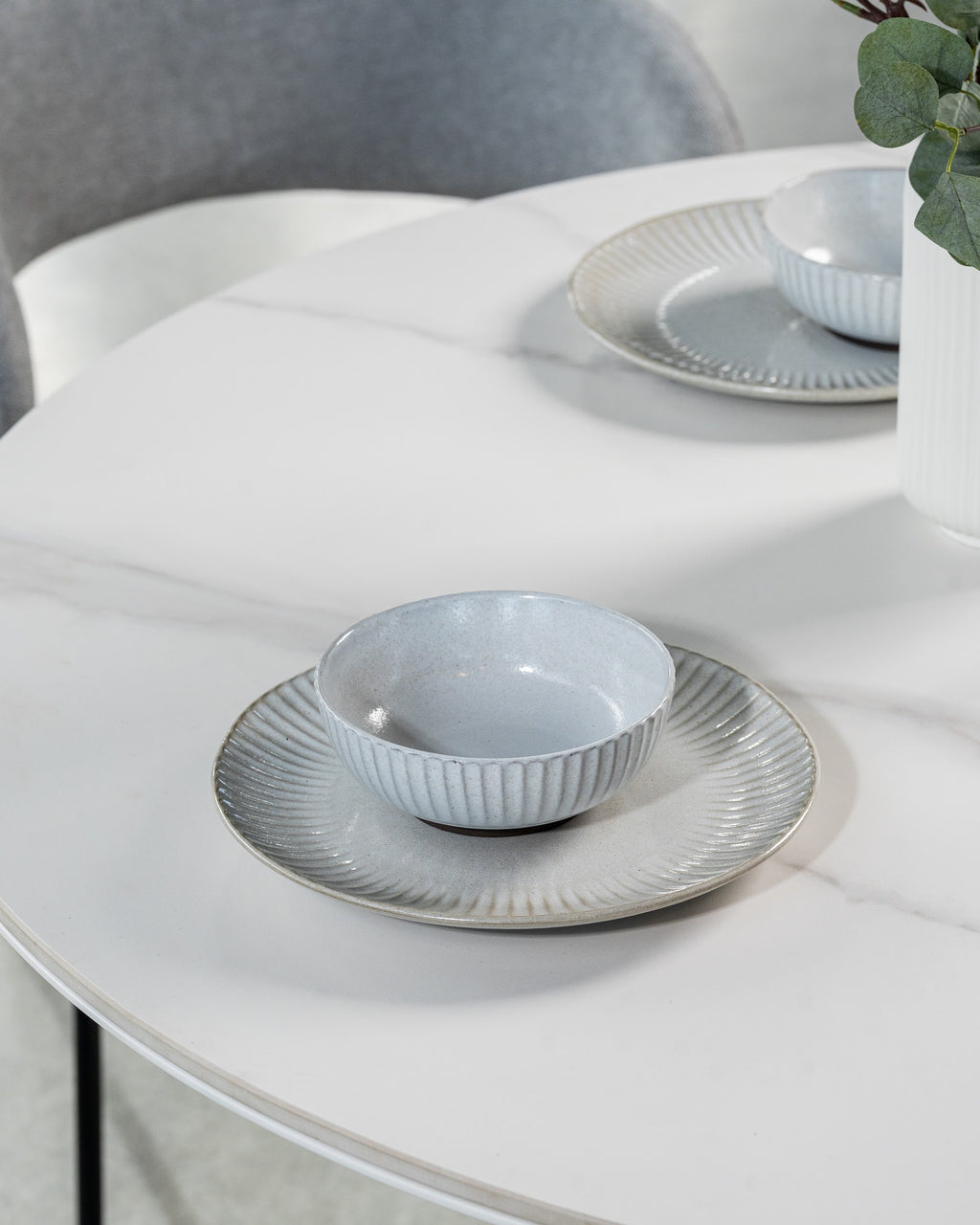 Windsor Dining Table Snow White Ceramic - image 26
