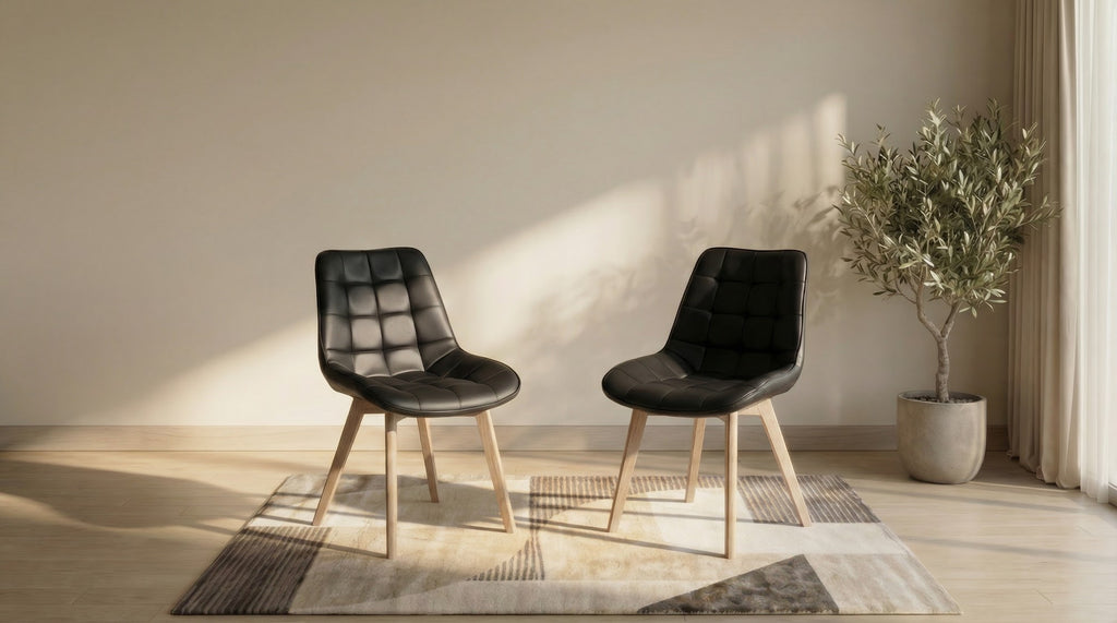 Forest Dining Chair Black / Natural (Set of 2) - image 10