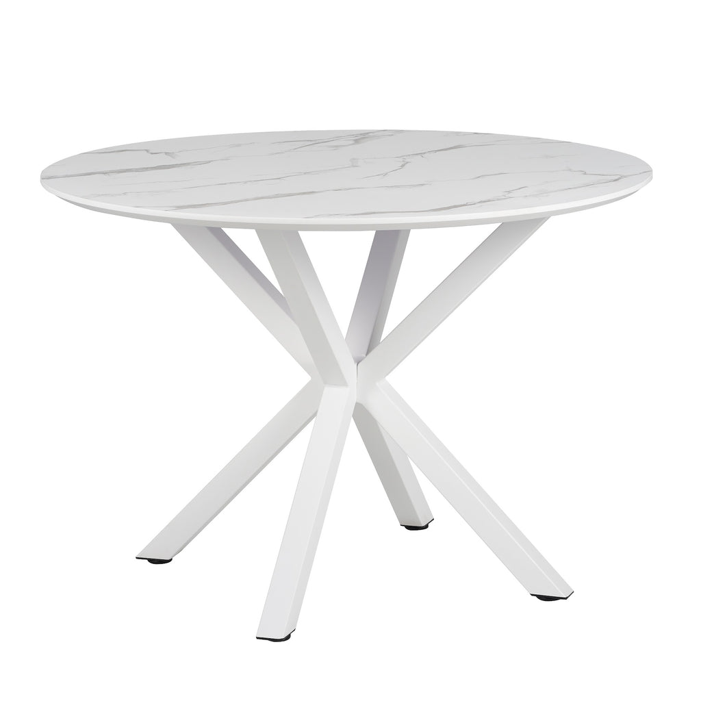 Villa Dining Table White Marble