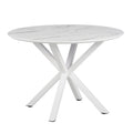 Villa Dining Table White Marble