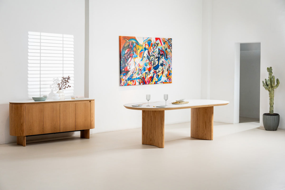 Lucerne Dining Table Natural With Ceramic - image 9