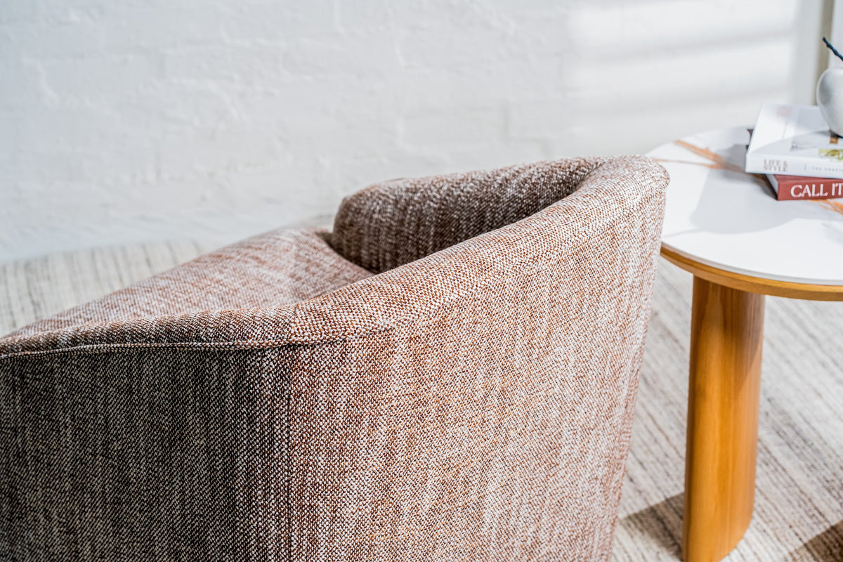 Austin Swivel Occasional Chair Chestnut - image 14