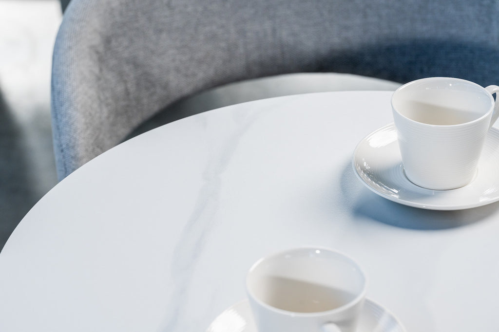 Scandi Small Dining Table Snow White - image 15
