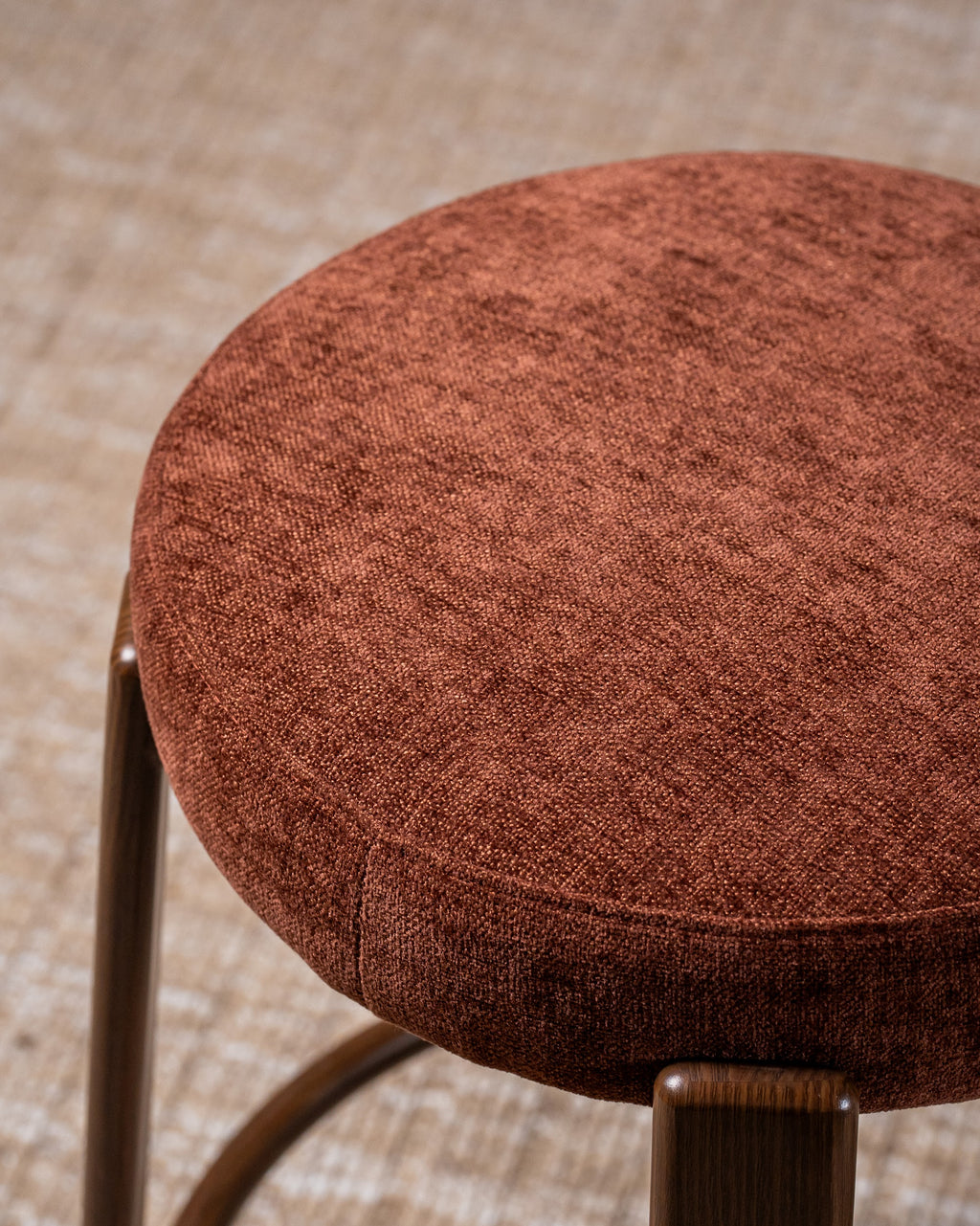 Bergen Bar Stool Rust / Walnut (Set of 2) - image 4