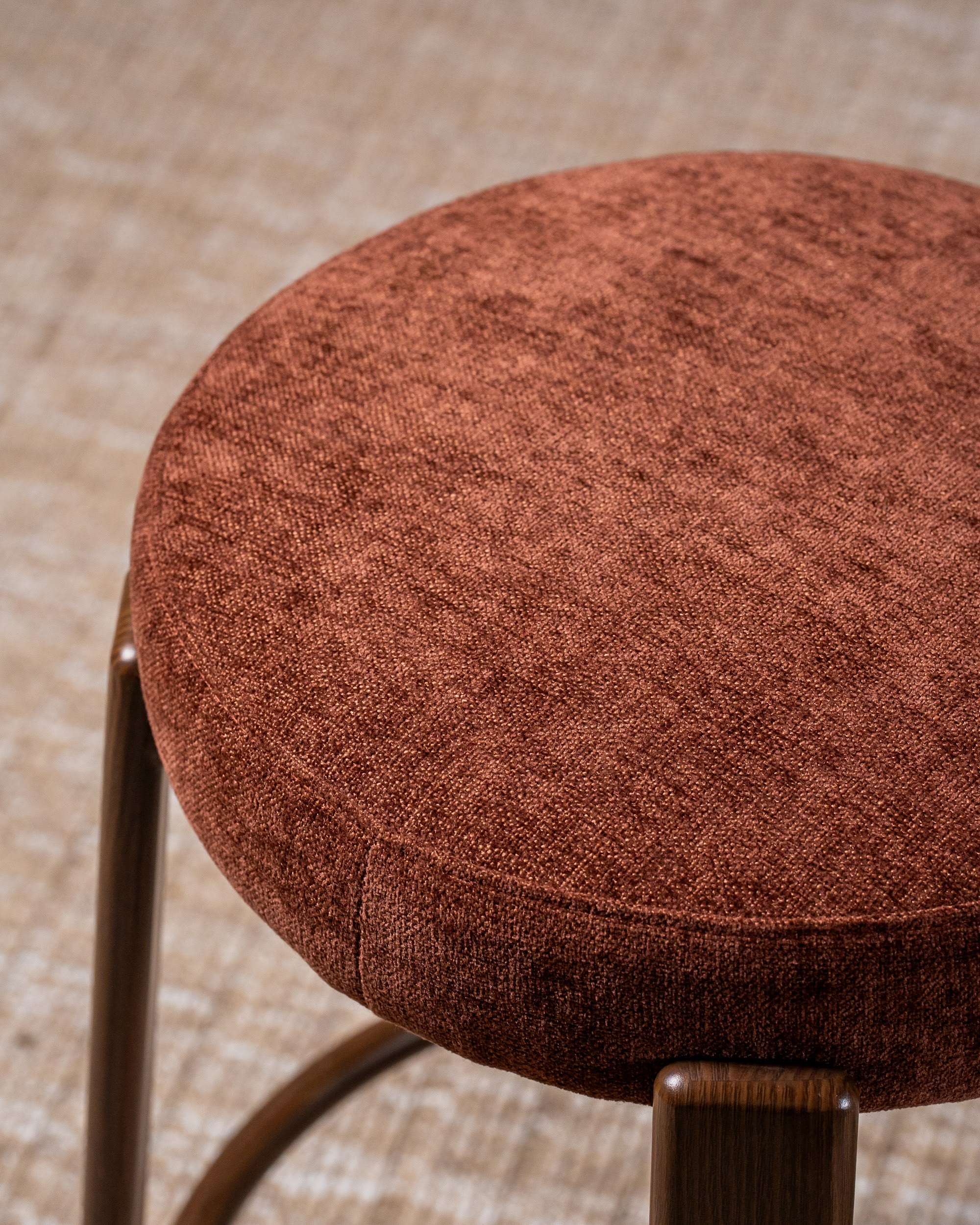 Bergen Bar Stool Rust / Walnut (Set of 2) - image 4