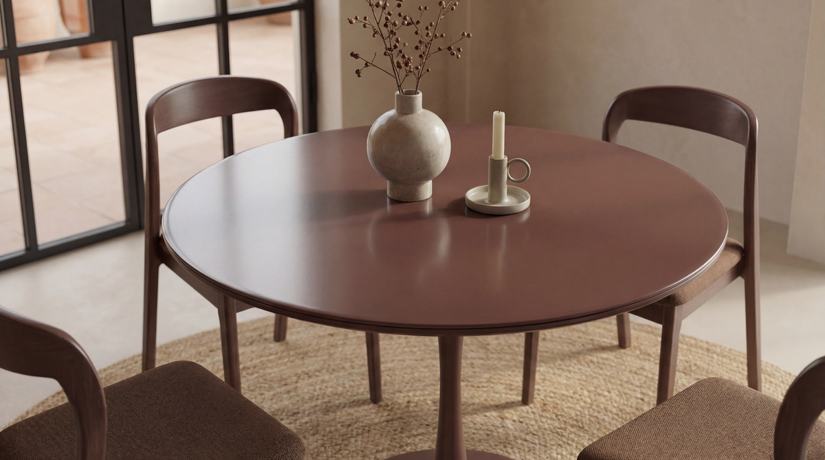 Elan Dining Table Matte Plum