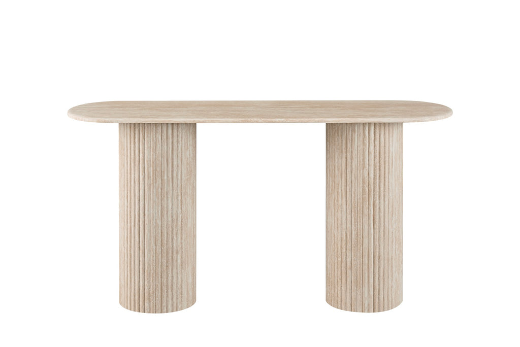 Pompeii Console Table Travertine - image 2
