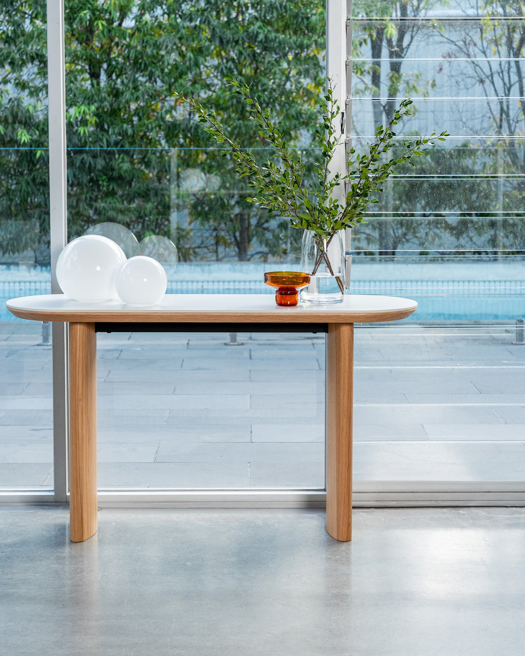 Lucerne Console Table Natural With Ceramic - image 7
