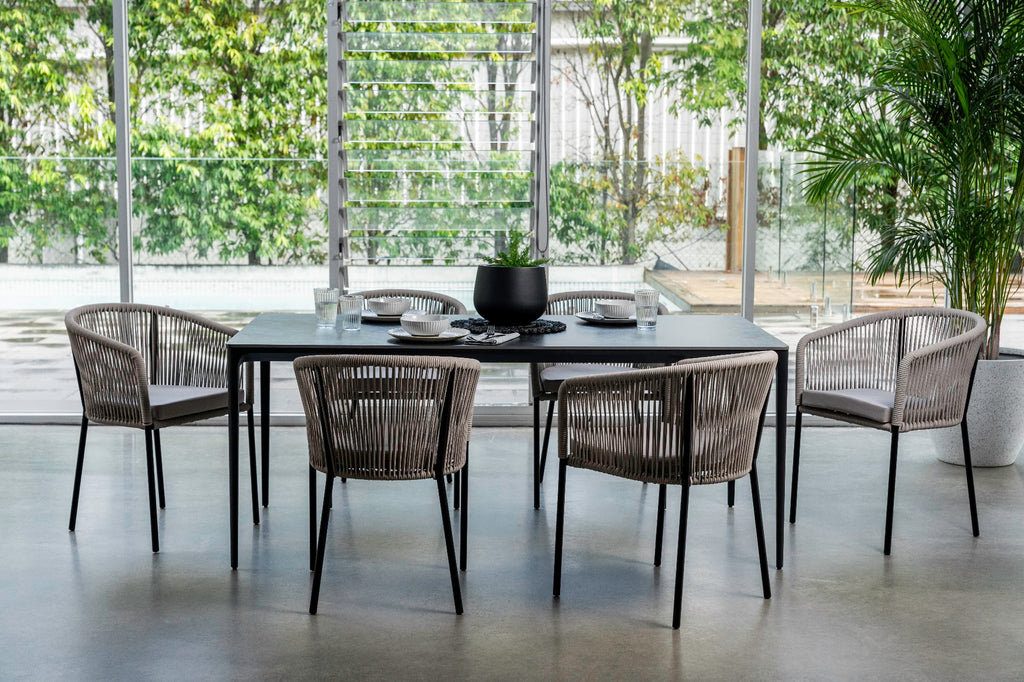 Magnate Dining Table Grey Stone Ceramic - image 27