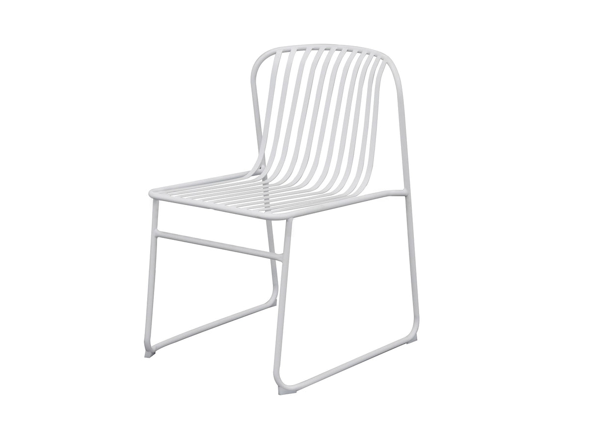 Swiss Dining Chair White (Set of 2)