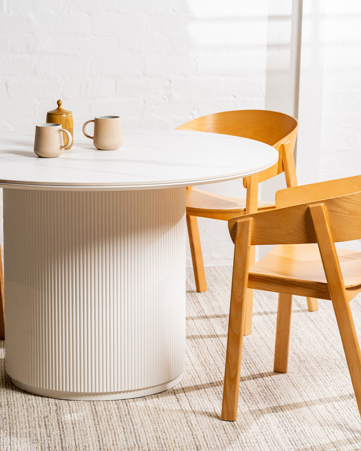 Windsor Dining Table Snow White Ceramic - image 58