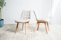 Forest Dining Chair Taupe / Natural (Set of 2)