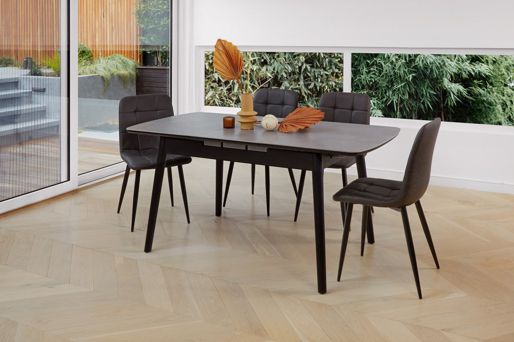 Mila Extension Dining Table Greystone Ceramic - image 15