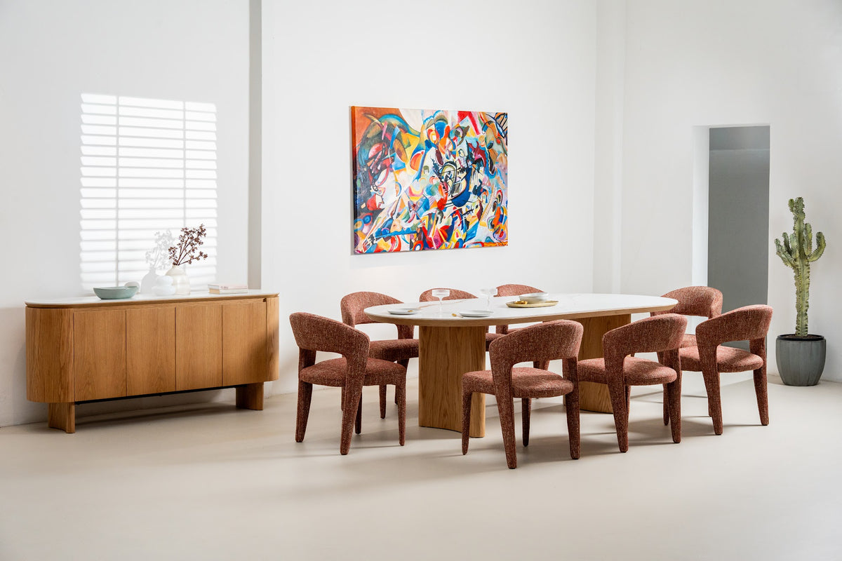 Lucerne Large Dining Table Natural With Ceramic - image 7