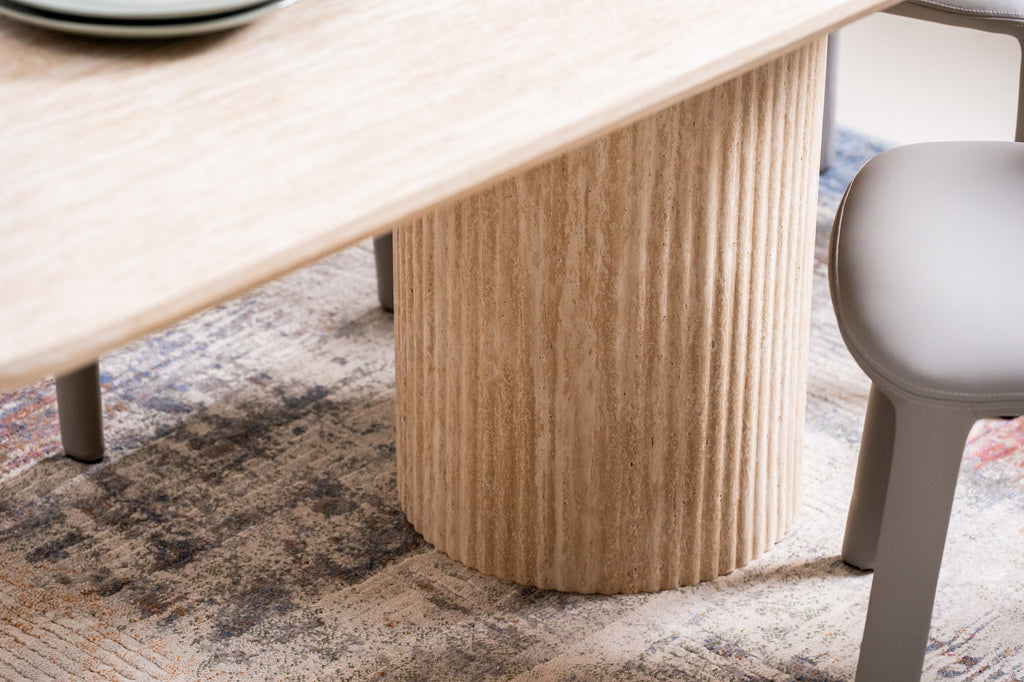 Milos Dining Table Limestone - image 5