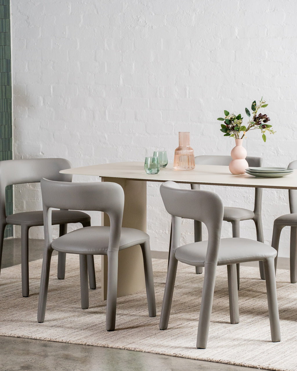 Vardo Dining Table Matte Tofu - image 15