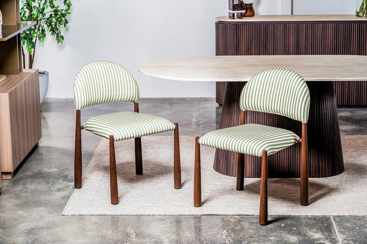 Egypt Dining Chair Moss / Walnut - image 14