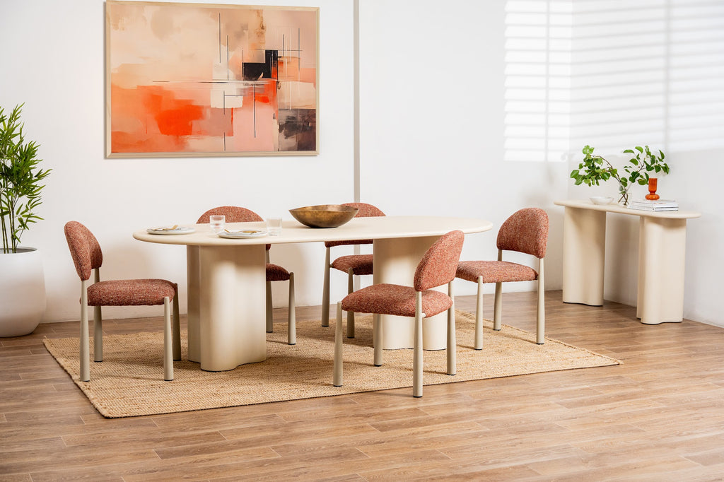 Coastal Dining Table Pebble - image 6