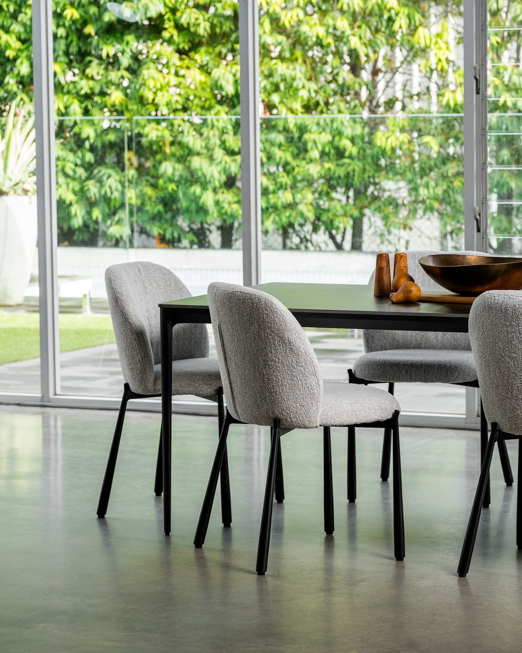 Magnate Dining Table Grey Stone Ceramic - image 21
