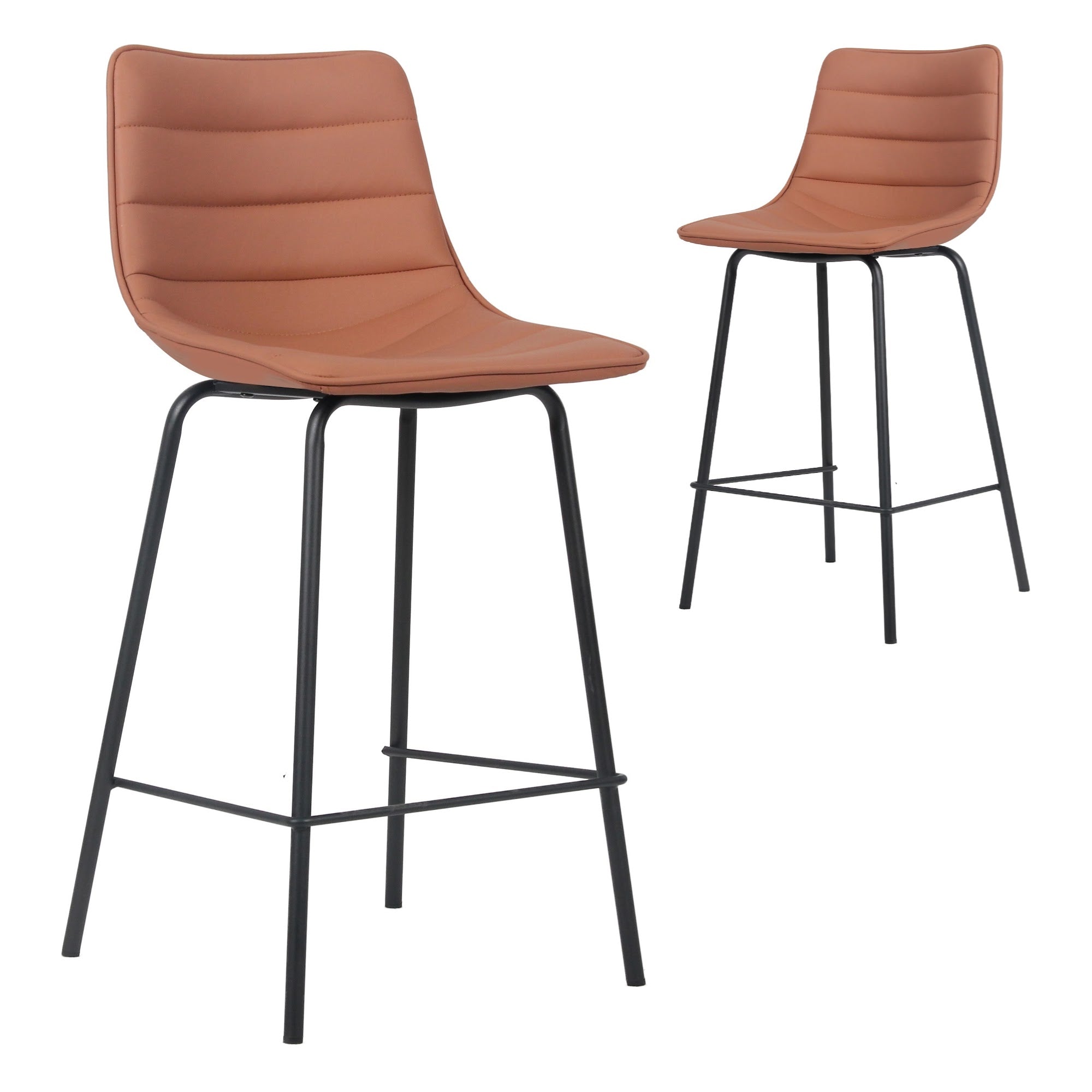 Cali Bar Stool Tan (Set of 2) - image 1