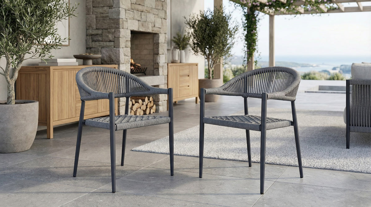 Tobago Dining Chair Charcoal (Set of 2) - image 11