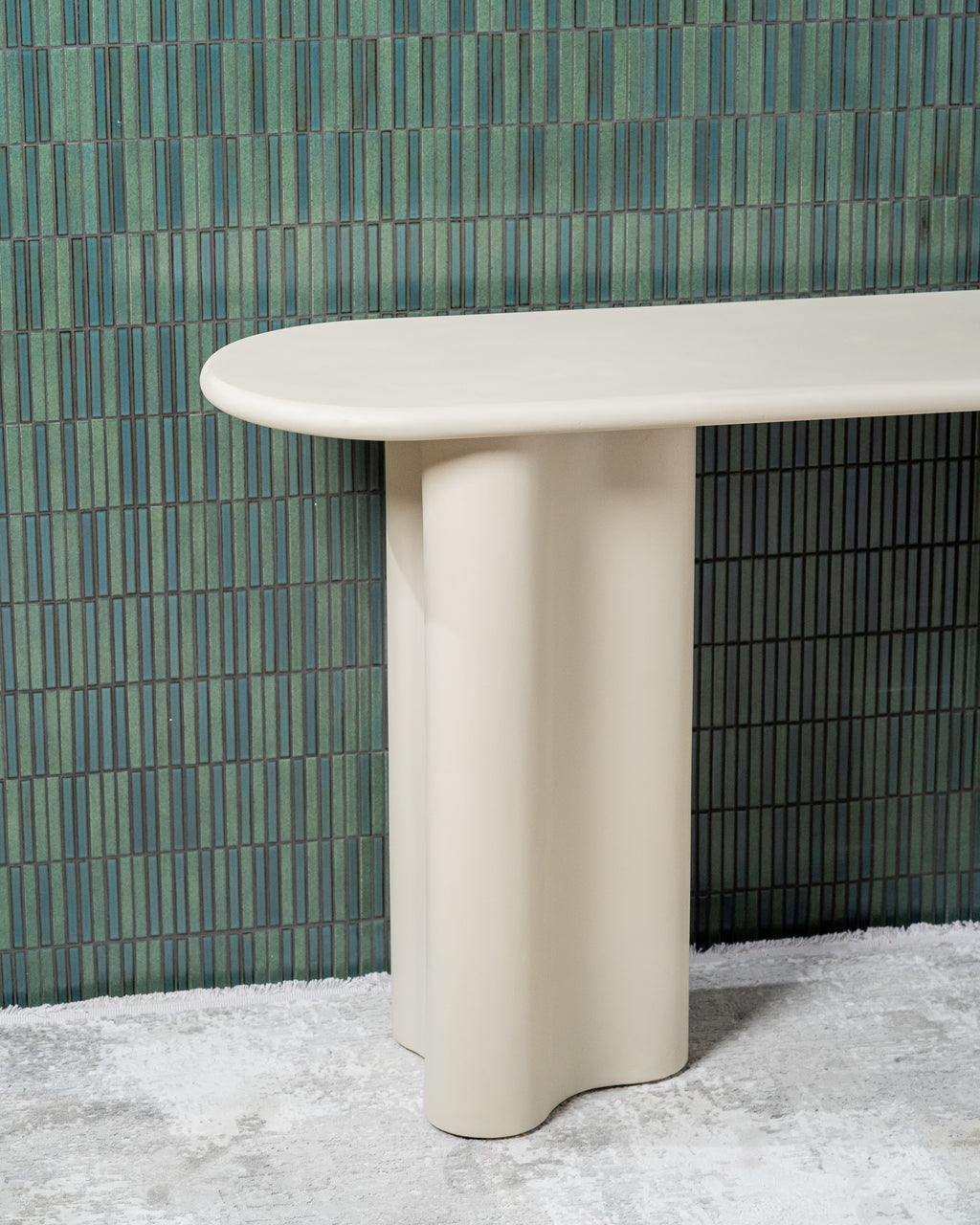 Coastal Console Table Pebble - image 24
