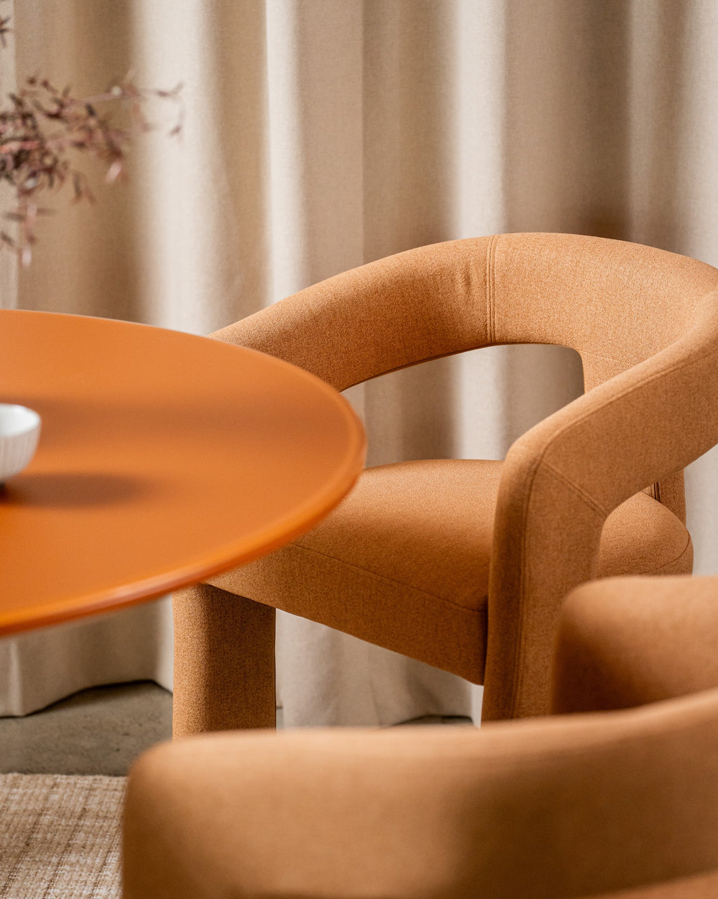 Elan Dining Table Matte Pumpkin - image 21