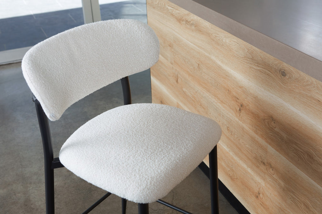 Naples Bar Stool Off White (Set of 2) - image 6