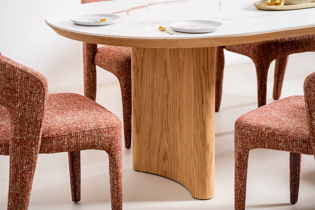 Lucerne Large Dining Table Natural With Ceramic - image 17